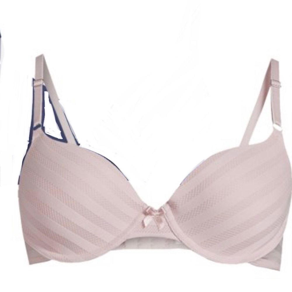 Fabulous Fit Lace T-Shirt Bra - white